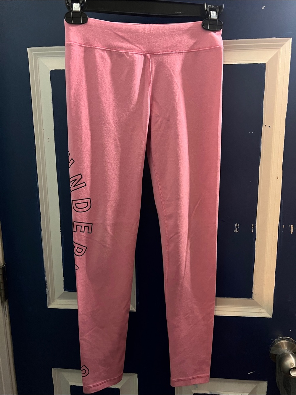 Under Armour Pink Kids Logo Leggings